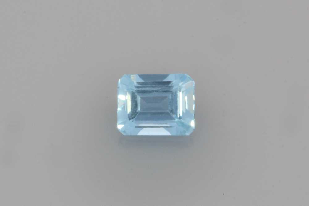 Aquamarine Emerald Cut gemstone