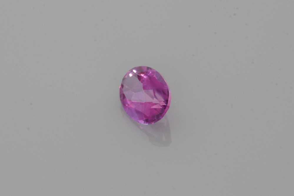 Pink Topaz Oval gemstone image 3