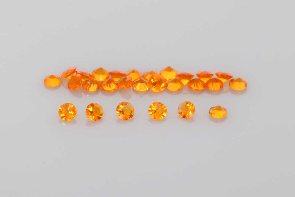 Fire Opal Round gemstone