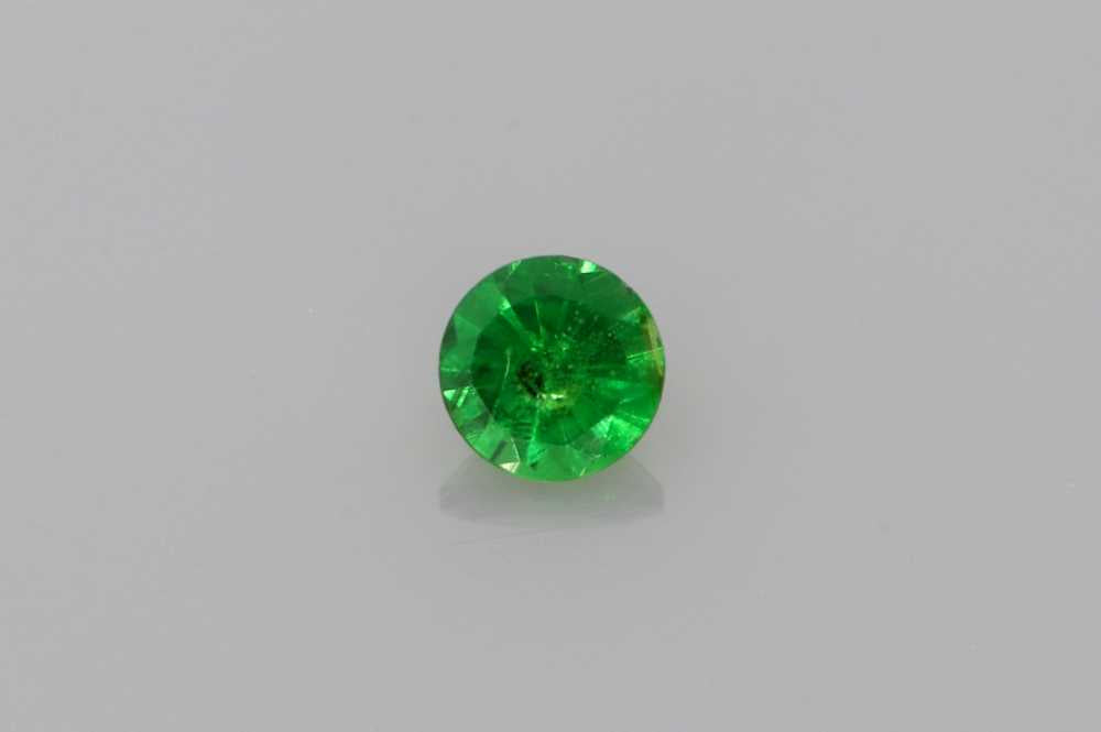 Tsavorite Diamond Cut (D/C) gemstone