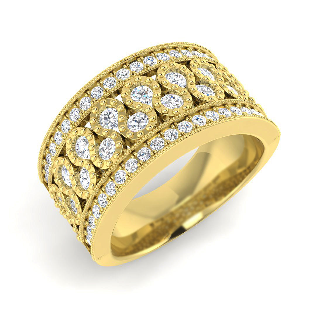 18ct Yellow Gold 0.94ct G SI1 Diamond Ring