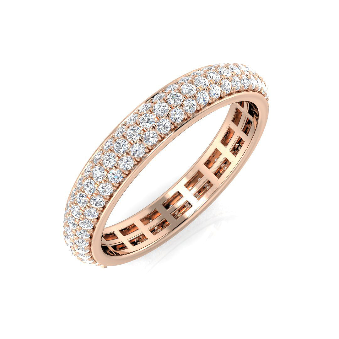 18ct Rose Gold 1.00ct G SI1 Diamond Ring