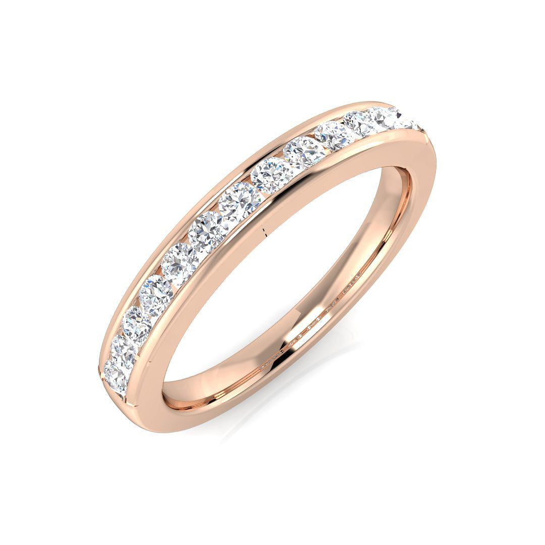 18ct Rose Gold 0.23ct G SI1 Diamond Ring