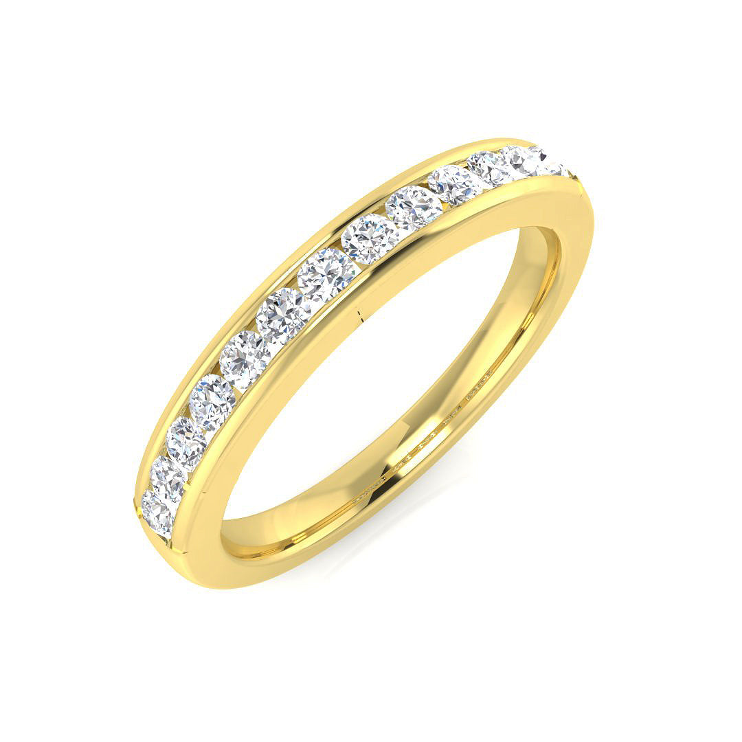 18ct Yellow Gold 0.23ct G SI2 Diamond Ring