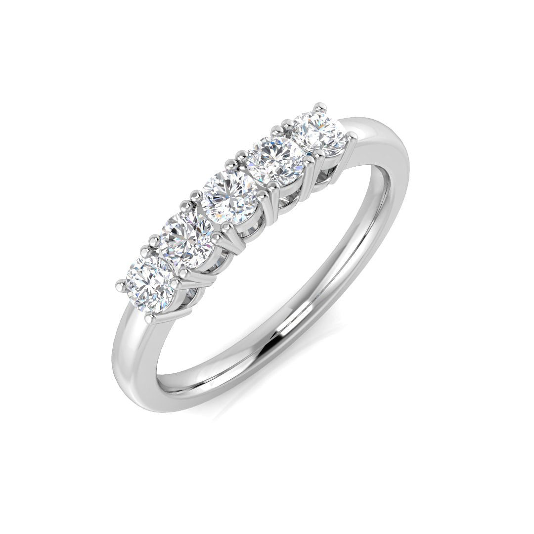 Platinum 0.50ct G SI1 Diamond Ring