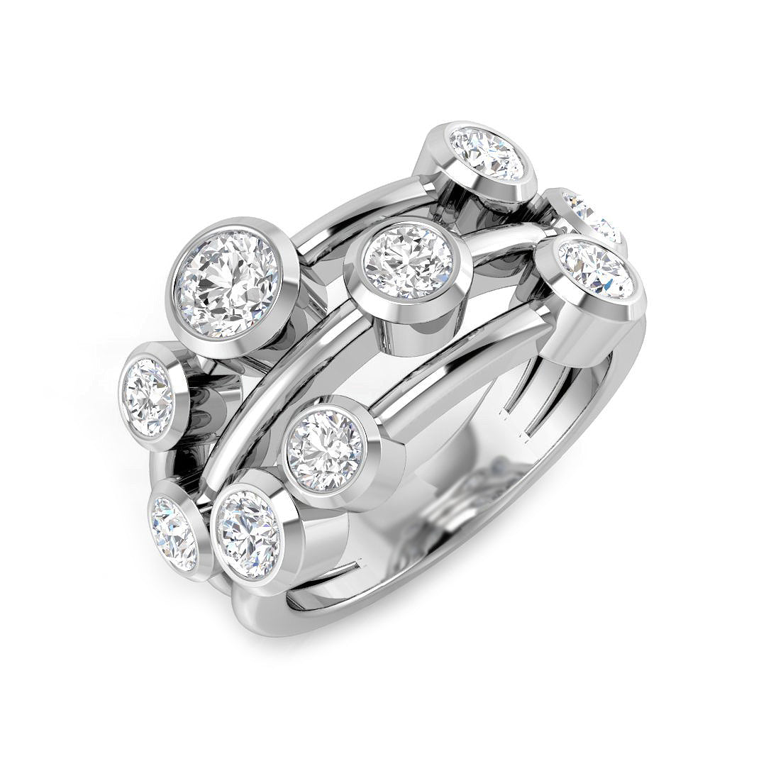 Platinum 1.43ct G SI2 Diamond Ring