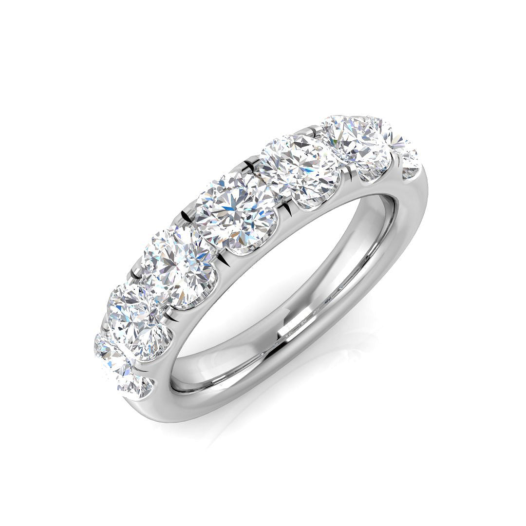 9ct White Gold 2.18ct Laboratory Grown CVD Ring