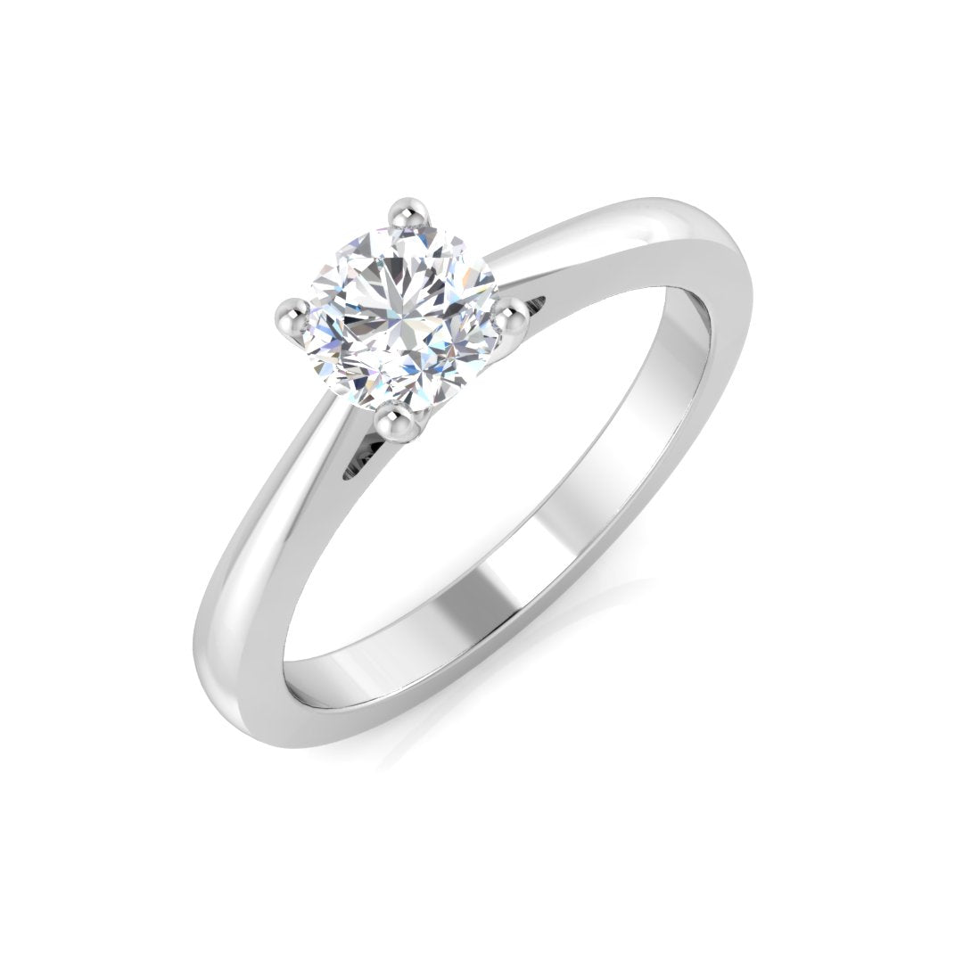9ct White Gold 0.50ct Laboratory Grown CVD Ring
