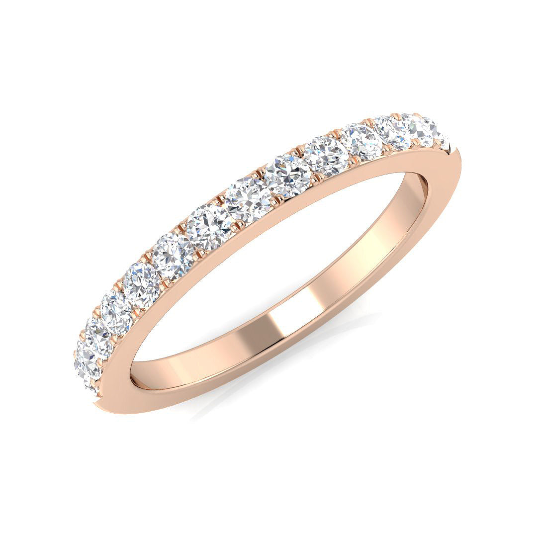 18ct Rose Gold 0.35ct G SI1 Diamond Ring