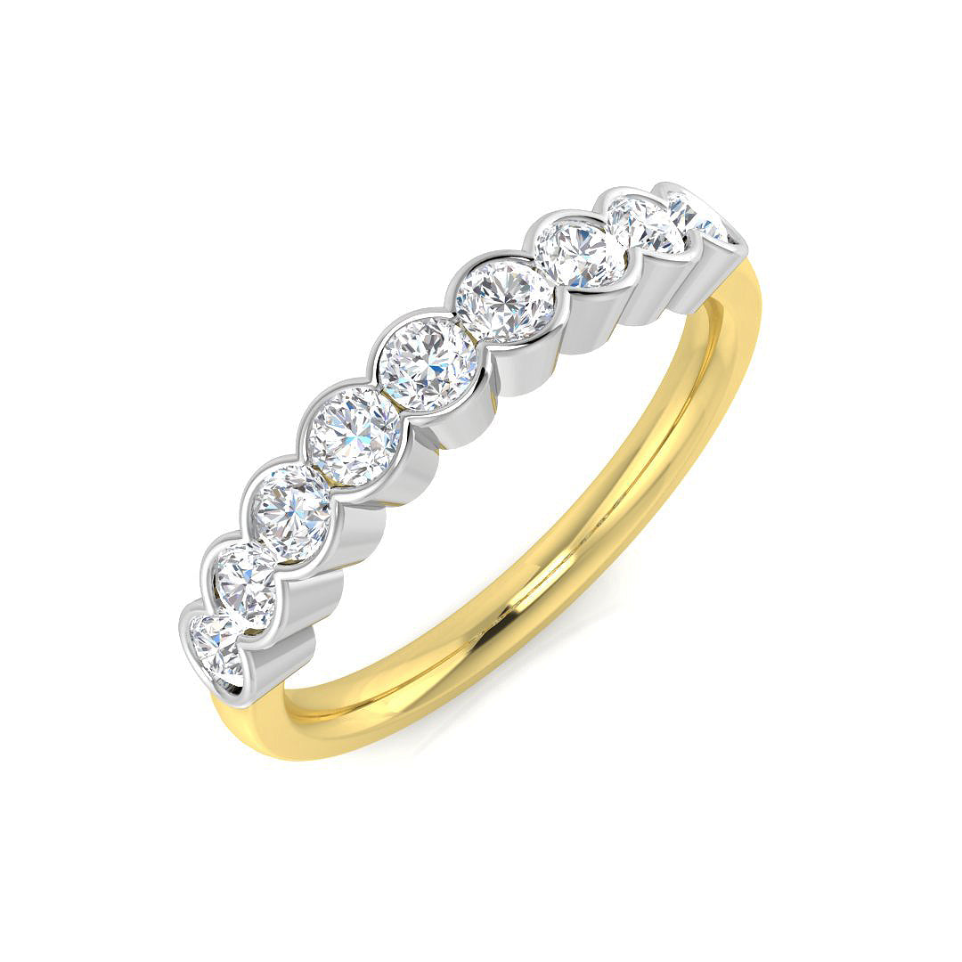 18ct Yellow Gold 0.60ct Laboratory Grown CVD Ring
