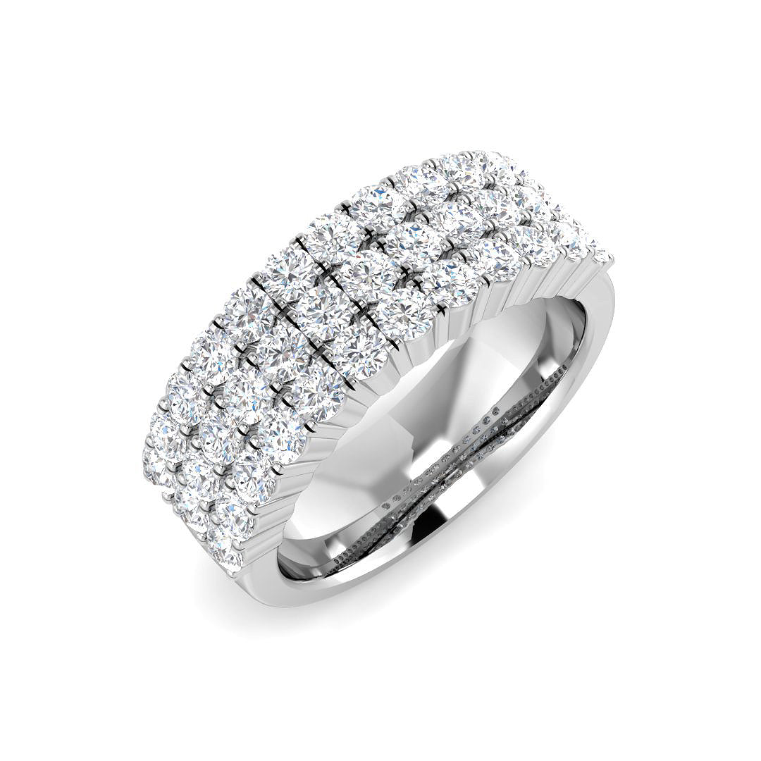 9ct White Gold 1.24ct Laboratory Grown CVD Ring