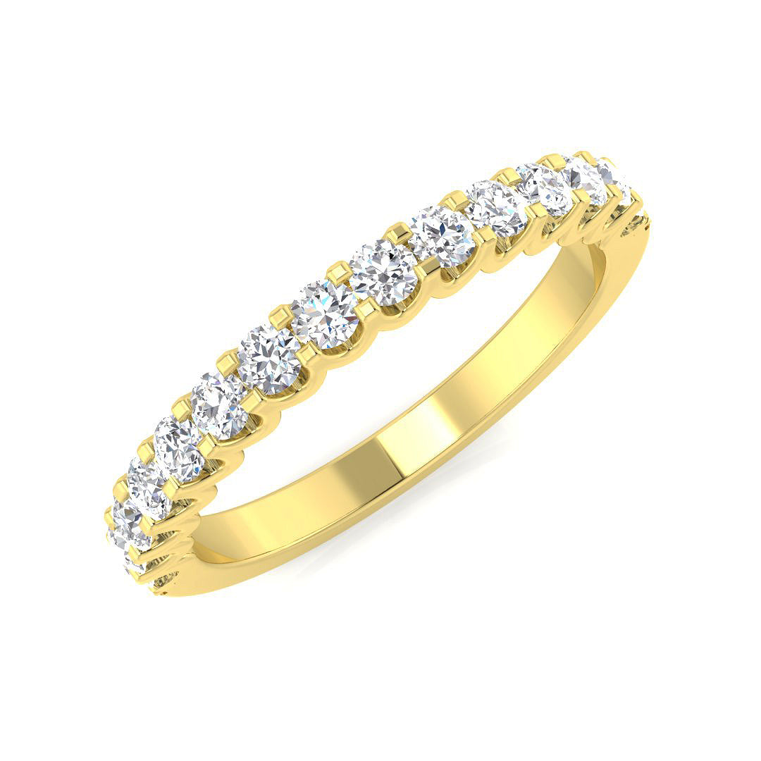 18ct Yellow Gold 0.41ct G SI1 Diamond Ring