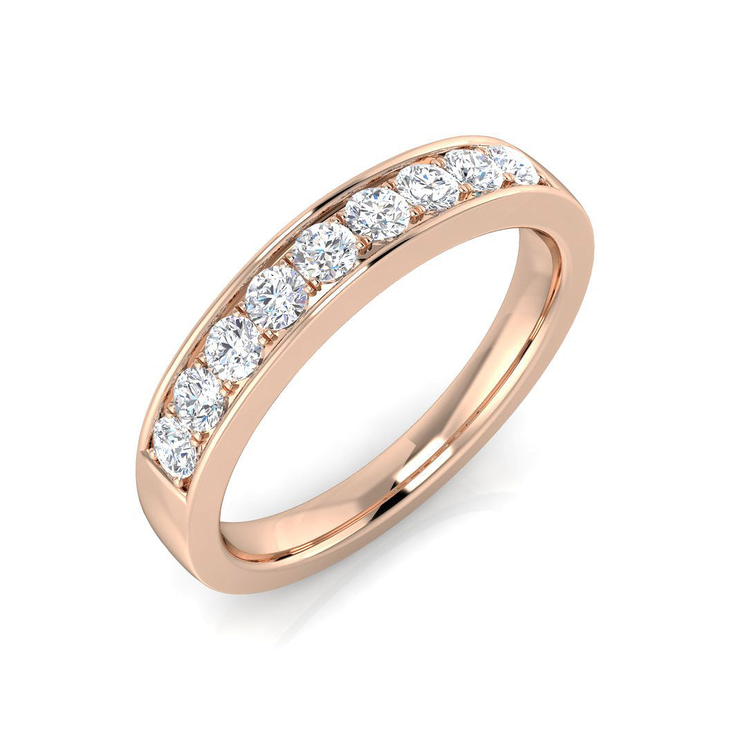18ct Rose Gold 0.36ct G SI1 Diamond Ring