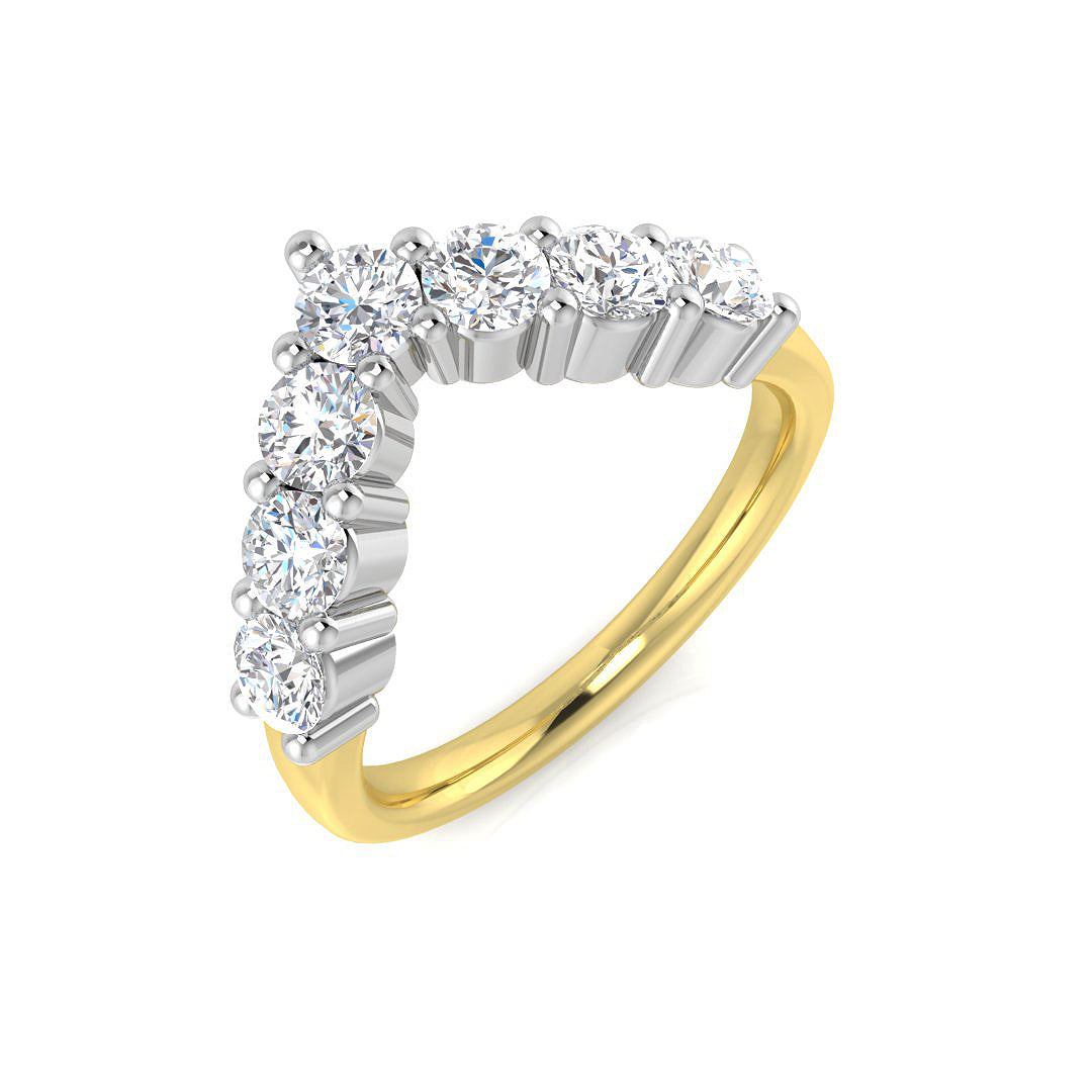 9ct Yellow Gold 0.99ct Laboratory Grown CVD Ring