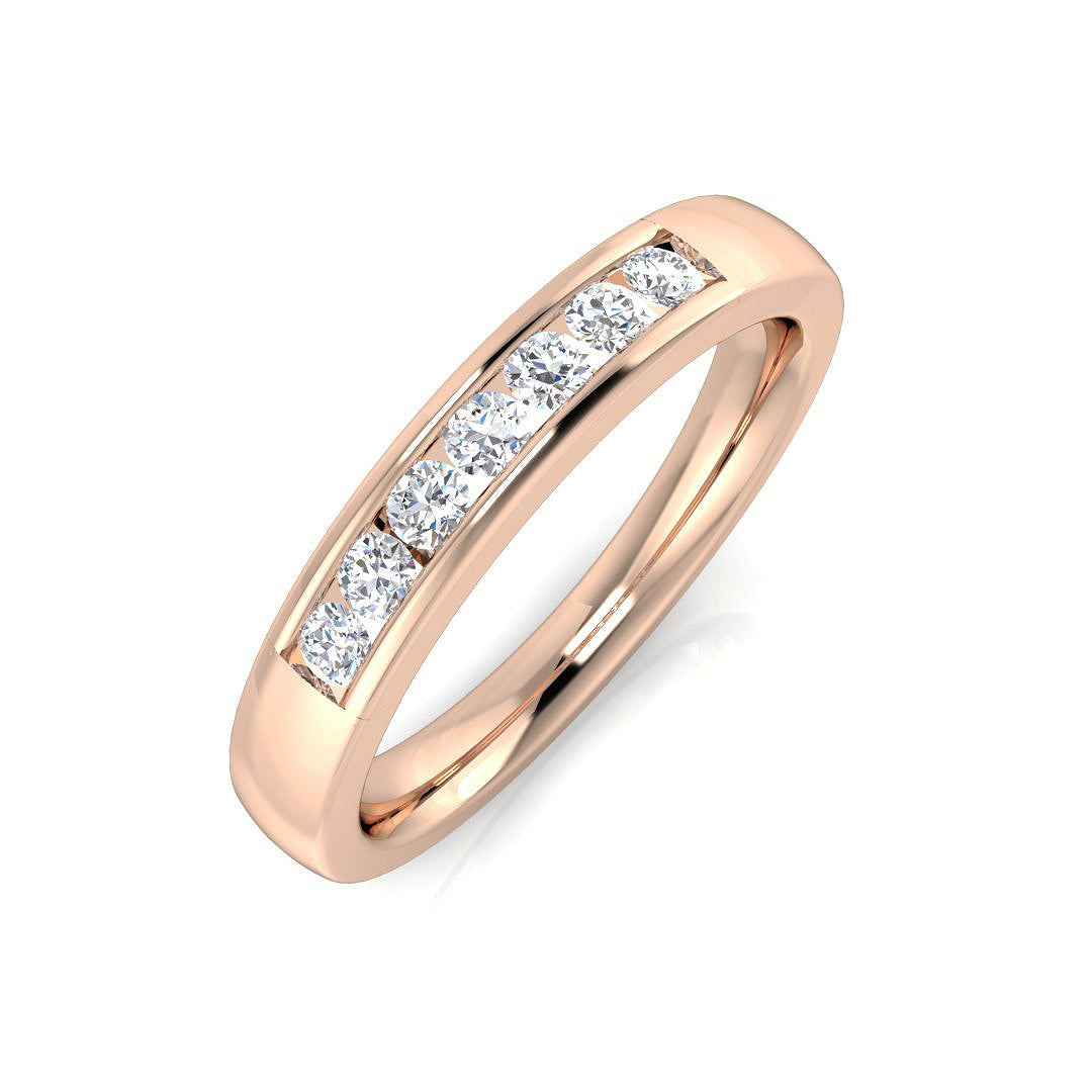 9ct Rose Gold 0.21ct G SI2 Diamond Ring