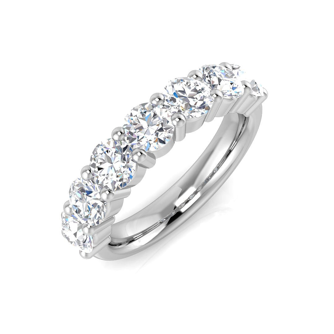 9ct White Gold 2.25ct Laboratory Grown CVD Ring