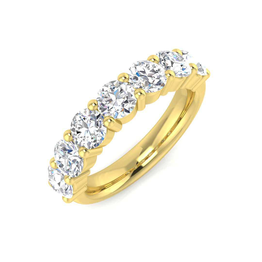 9ct Yellow Gold 2.25ct Laboratory Grown CVD Ring