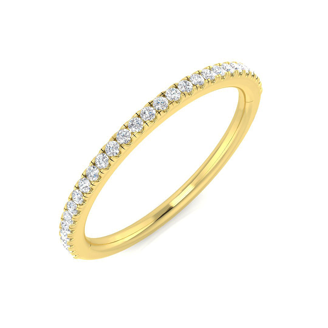 18ct Yellow Gold 0.19ct G SI1 Diamond Ring