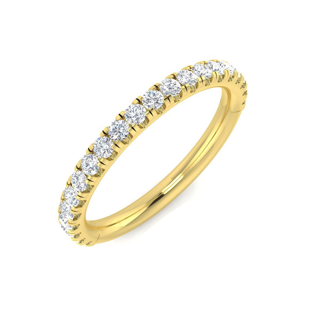 18ct Yellow Gold 0.40ct G SI1 Diamond Ring