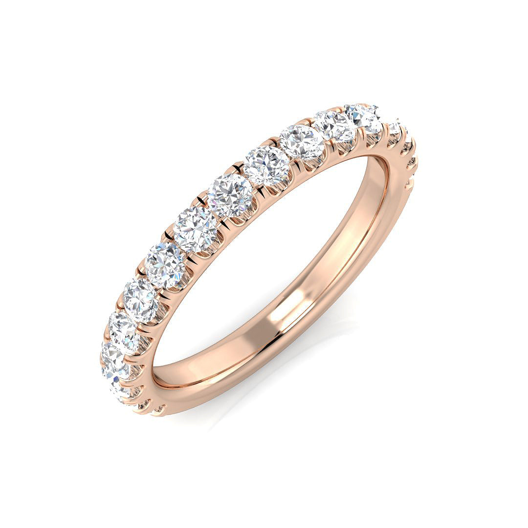 18ct Rose Gold 0.71ct G SI1 Diamond Ring