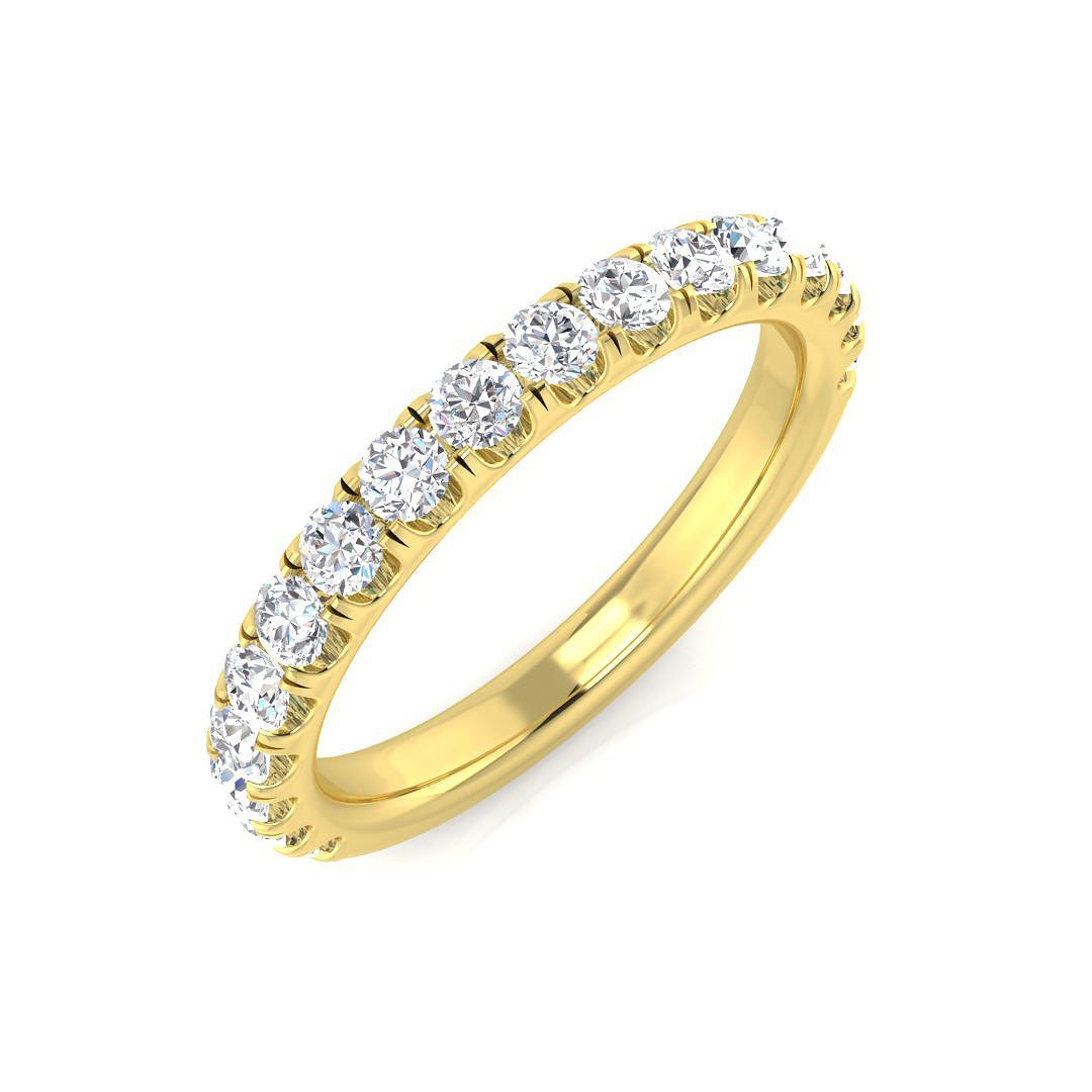 18ct Yellow Gold 0.71ct G SI1 Diamond Ring