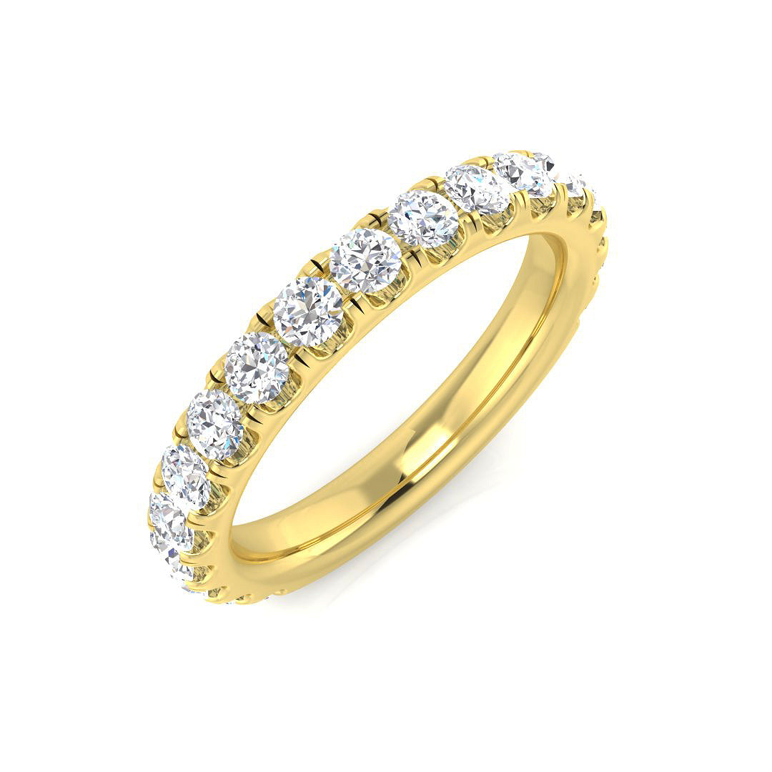 18ct Yellow Gold 0.77ct G SI1 Diamond Ring