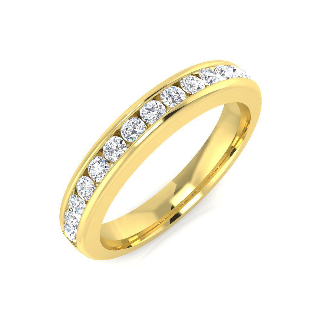 18ct Yellow Gold 0.35ct G SI1 Diamond Ring