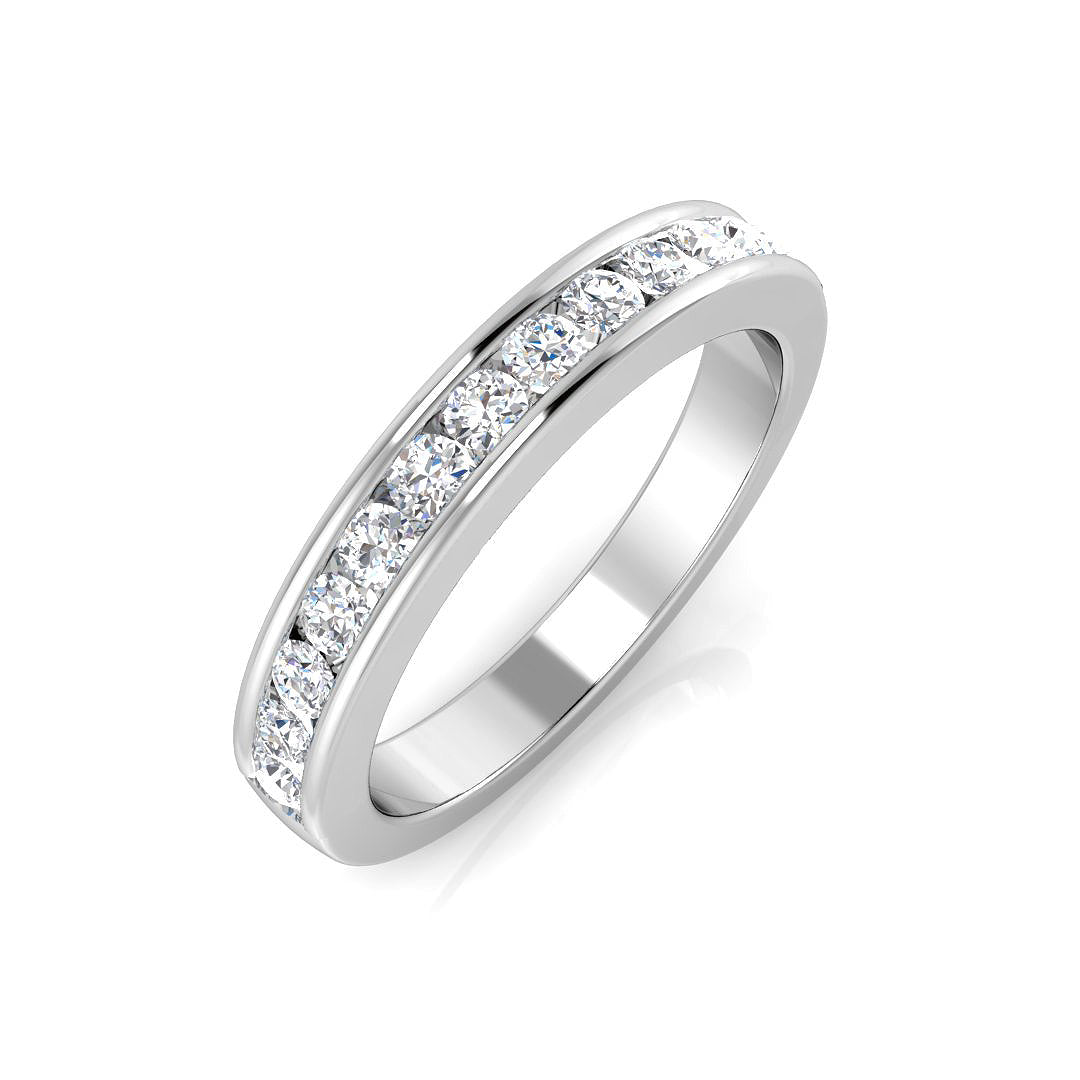 18ct White Gold 0.37ct G SI1 Diamond Ring