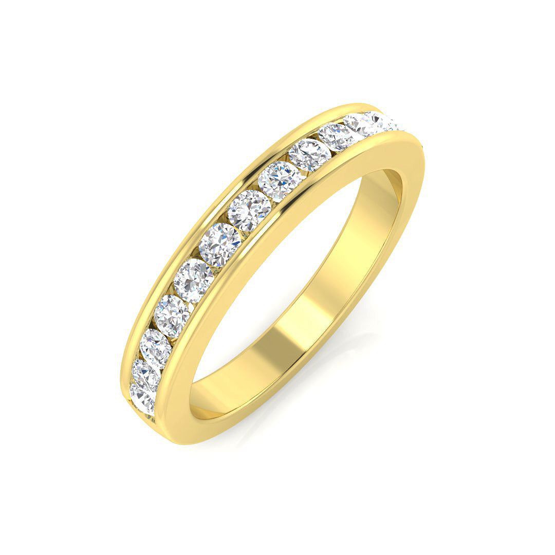 9ct Yellow Gold 0.37ct Laboratory Grown CVD Ring