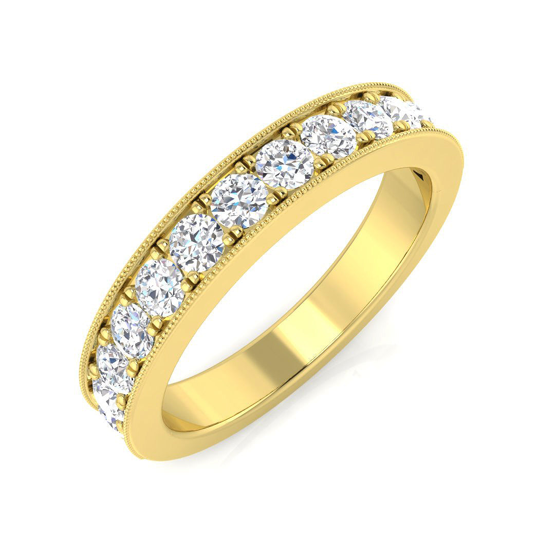 9ct Yellow Gold 0.65ct G SI2 Diamond Ring