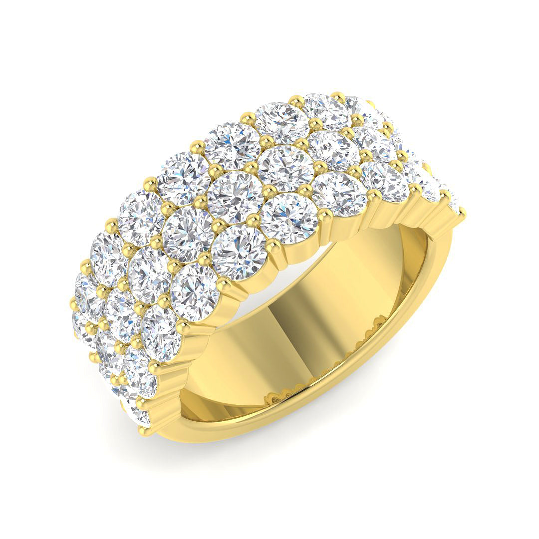 18ct Yellow Gold 2.91ct G SI1 Diamond Ring