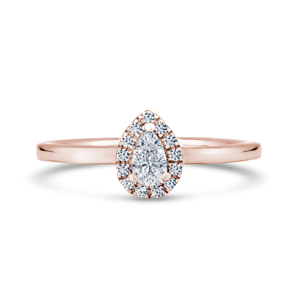 DHP02 Pear Engagement Ring