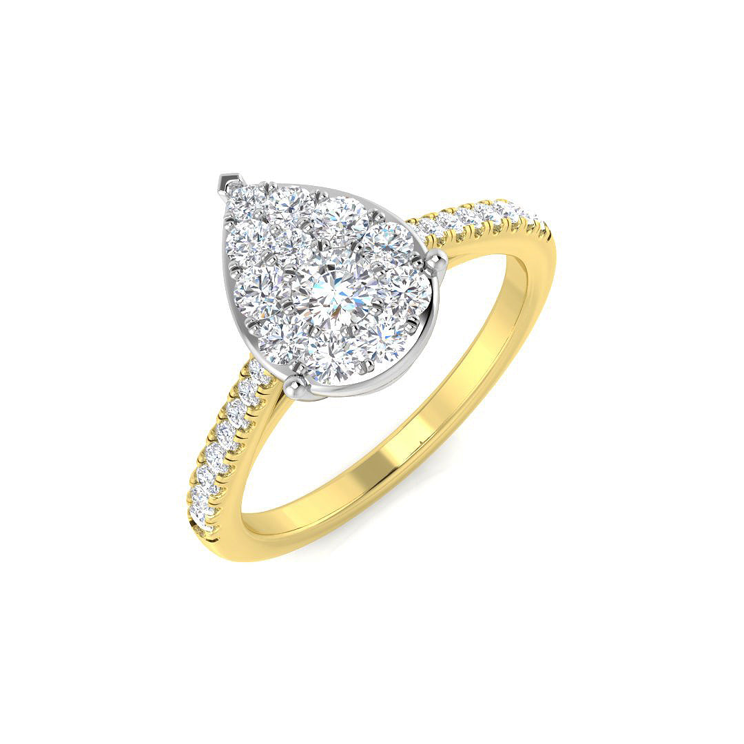 9ct Yellow Gold 0.61ct G SI2 Diamond Ring