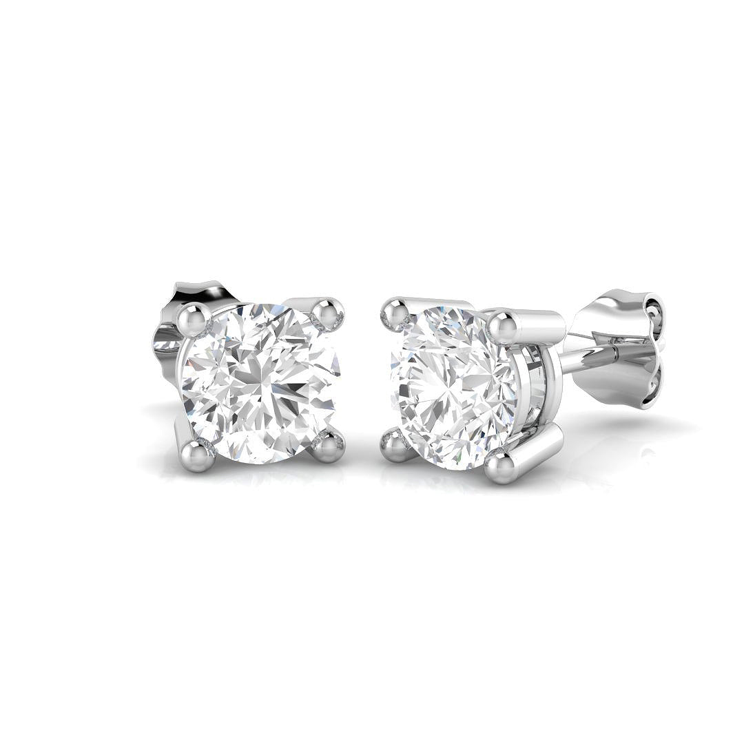 18ct White Gold 1.40ct G SI2 Diamond Earrings