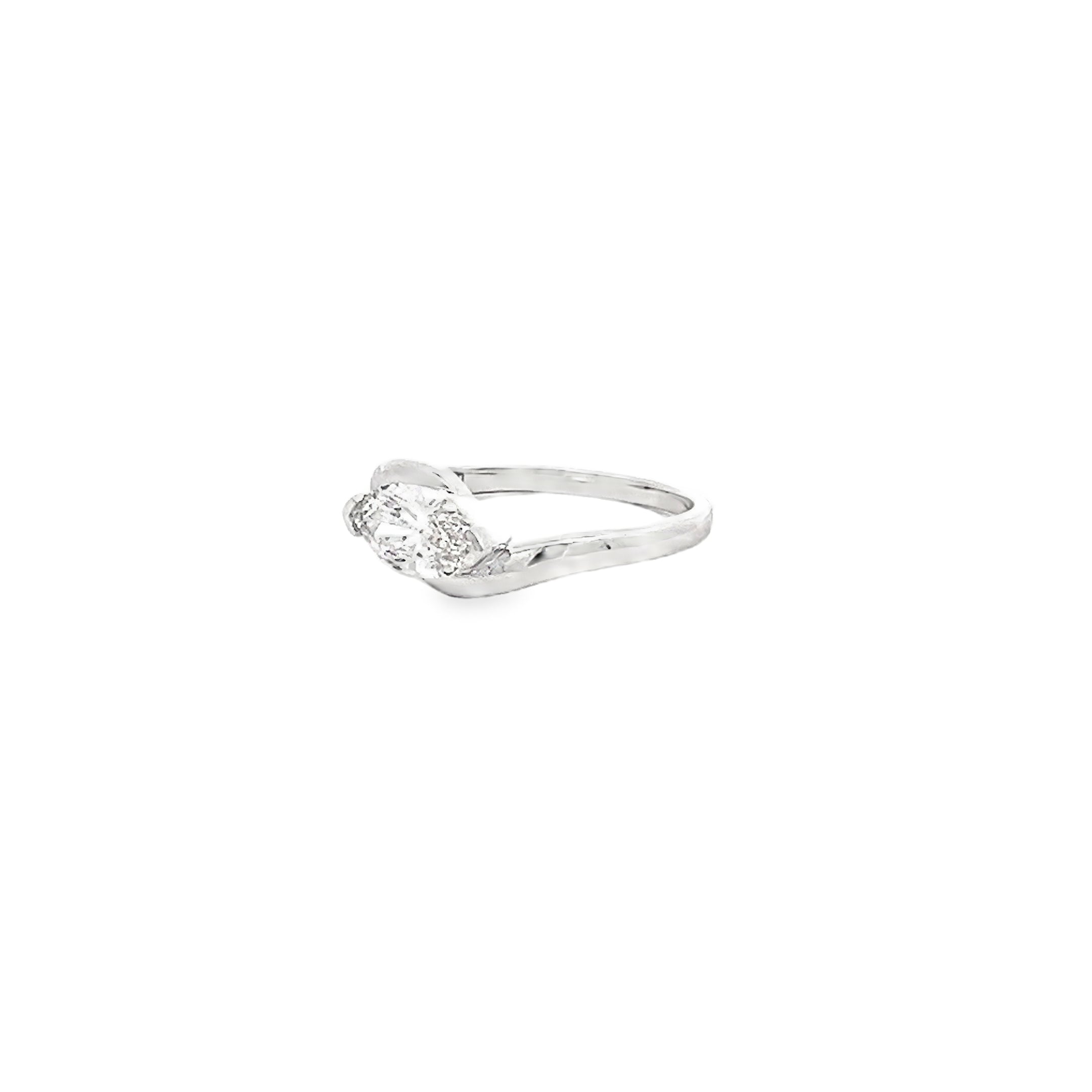 1.11ct Marquise Cut Lab Grown Diamond Set in 18ct White Gold