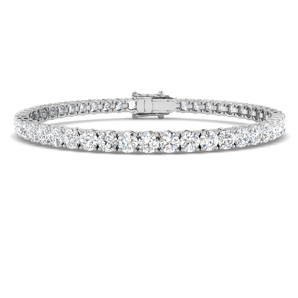 9ct White Gold 8.97ct Laboratory Grown CVD Bracelet