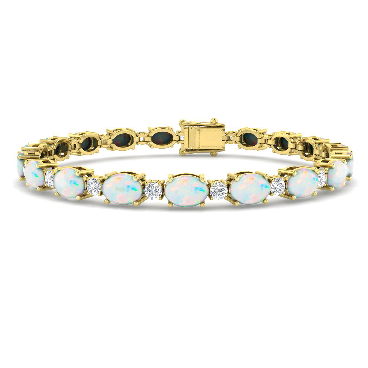 18ct Yellow Gold 11.82ct G SI2 Diamond Bracelet