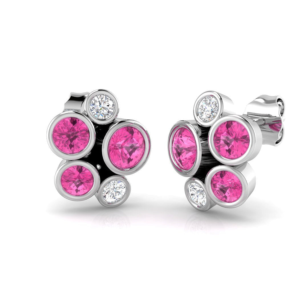 18ct White Gold 1.67ct G SI2 Diamond Earrings