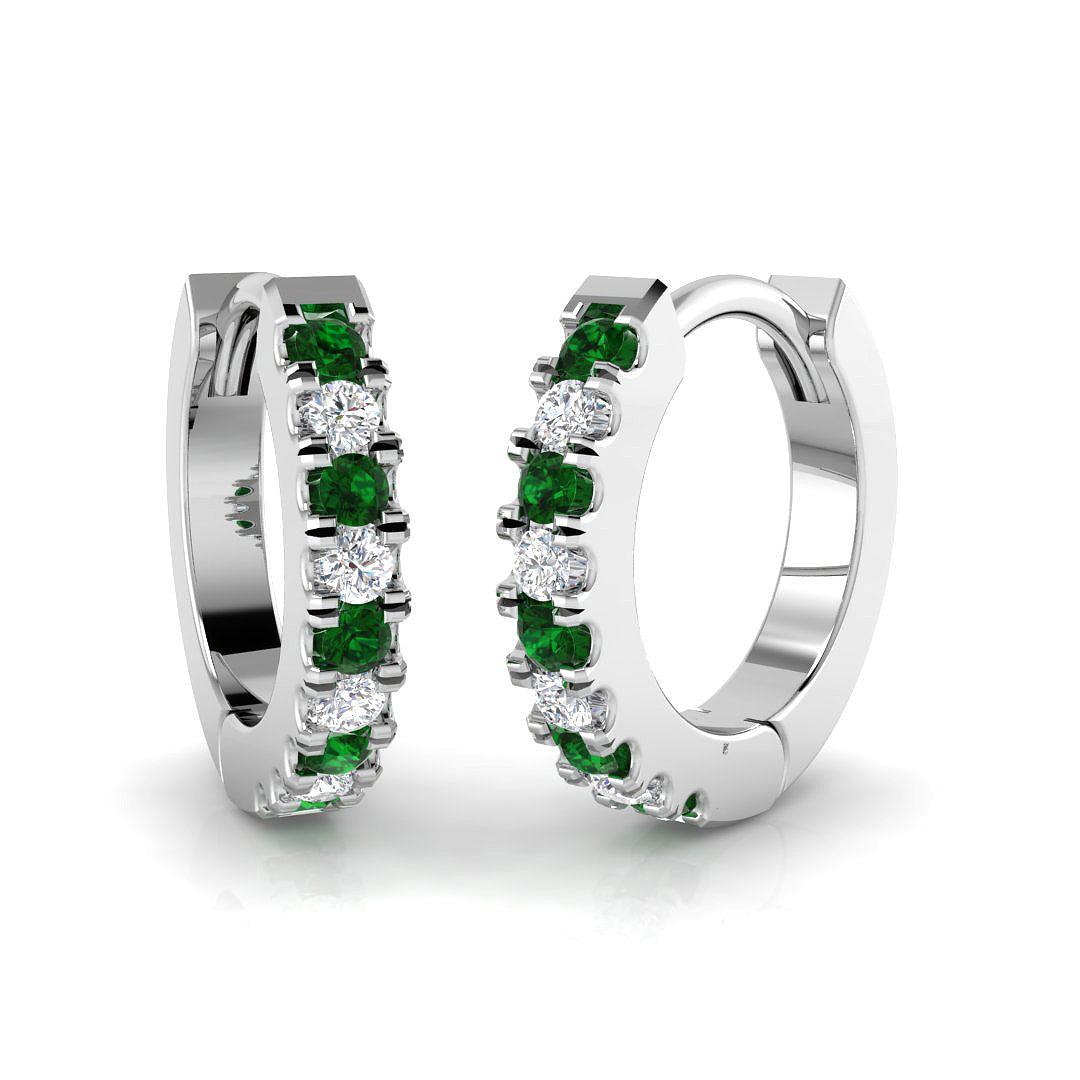 18ct White Gold 0.25ct G SI1 Diamond Earrings