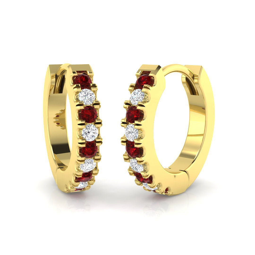 18ct Yellow Gold 0.28ct G SI2 Diamond Earrings