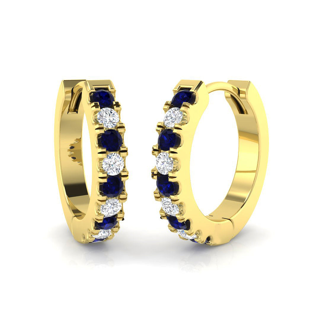 18ct Yellow Gold 0.43ct G SI2 Diamond Earrings