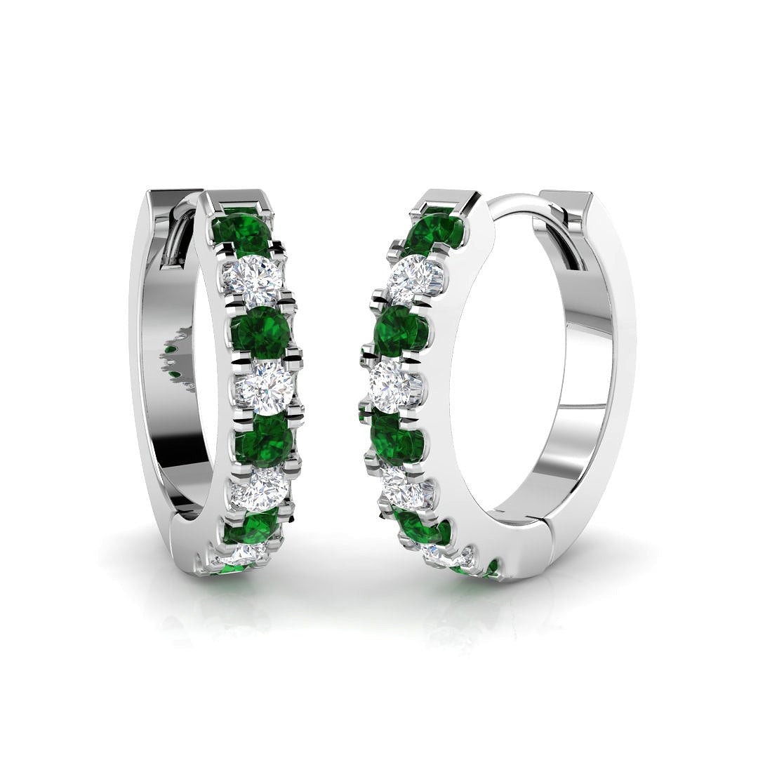 18ct White Gold 0.42ct G SI2 Diamond Earrings