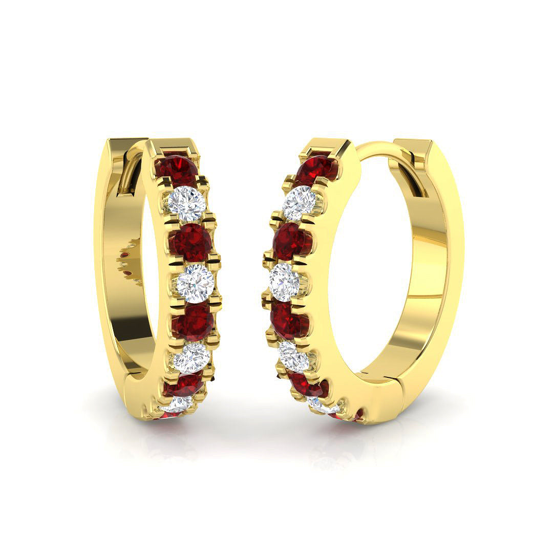 18ct Yellow Gold 0.51ct G SI2 Diamond Earrings