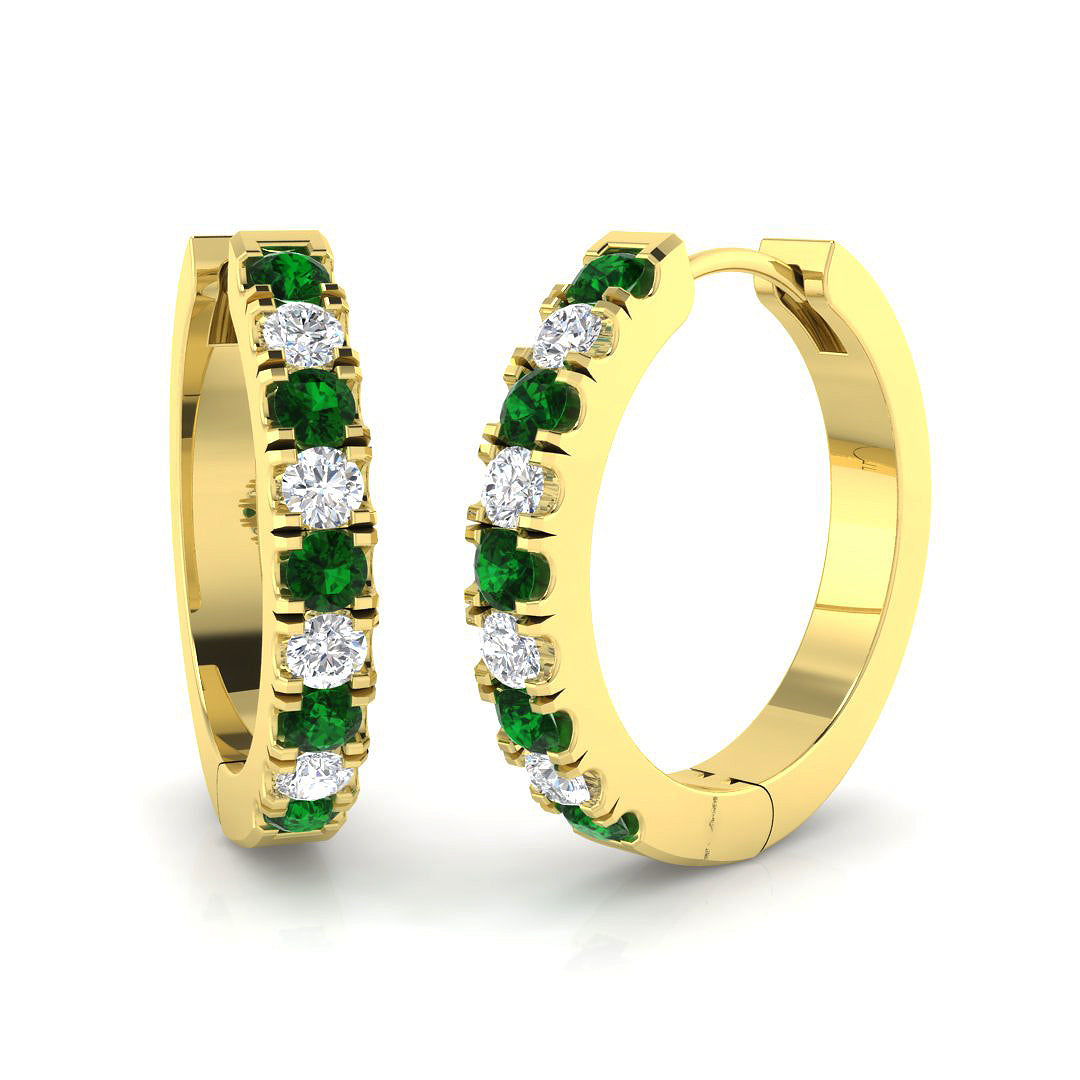 18ct Yellow Gold 0.55ct G SI2 Diamond Earrings