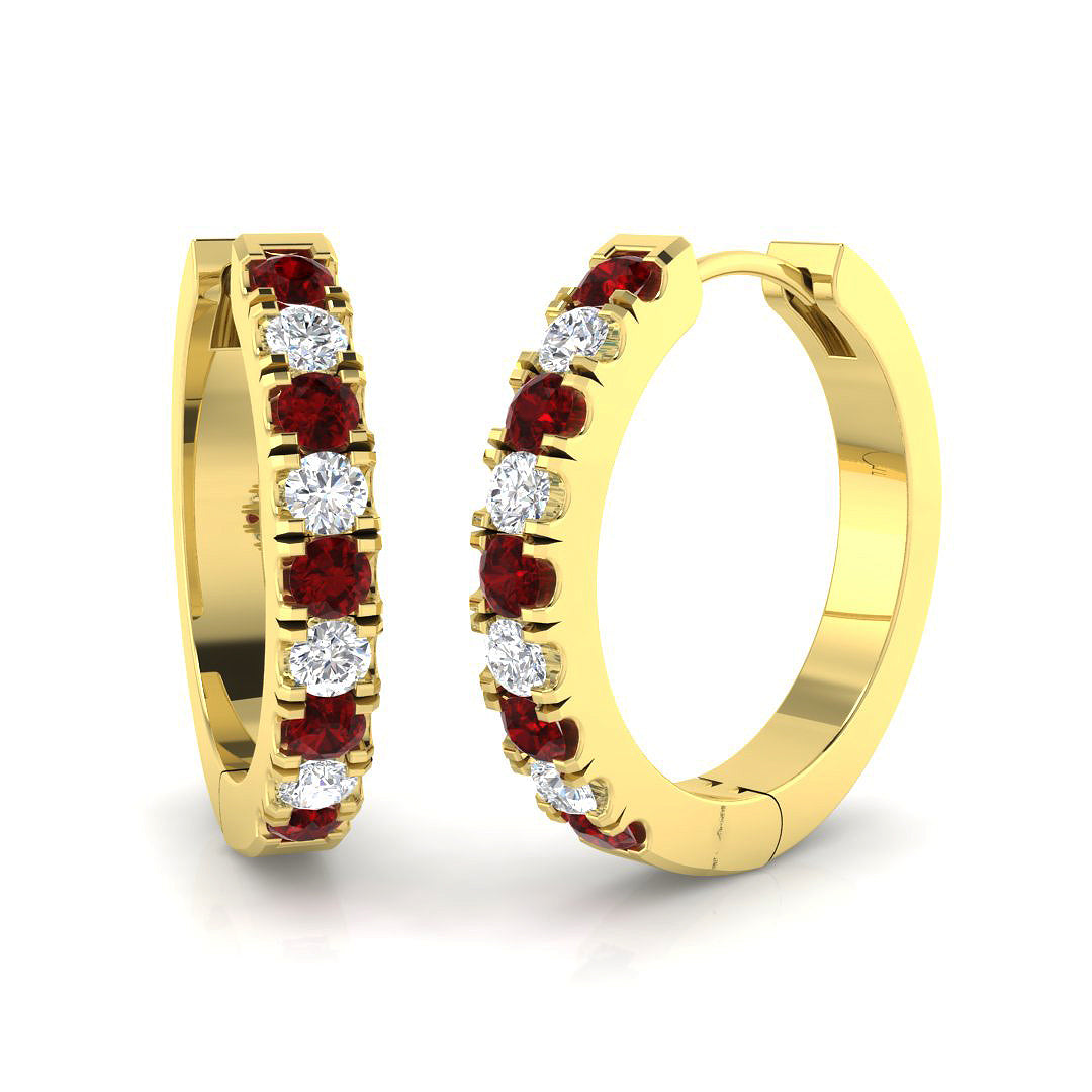 18ct Yellow Gold 0.63ct G SI2 Diamond Earrings