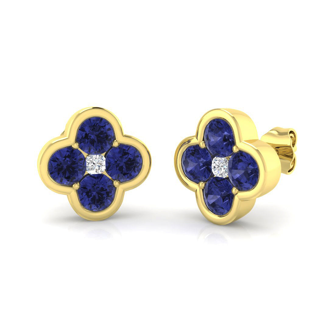 18ct Yellow Gold 2.15ct G SI2 Diamond Earrings