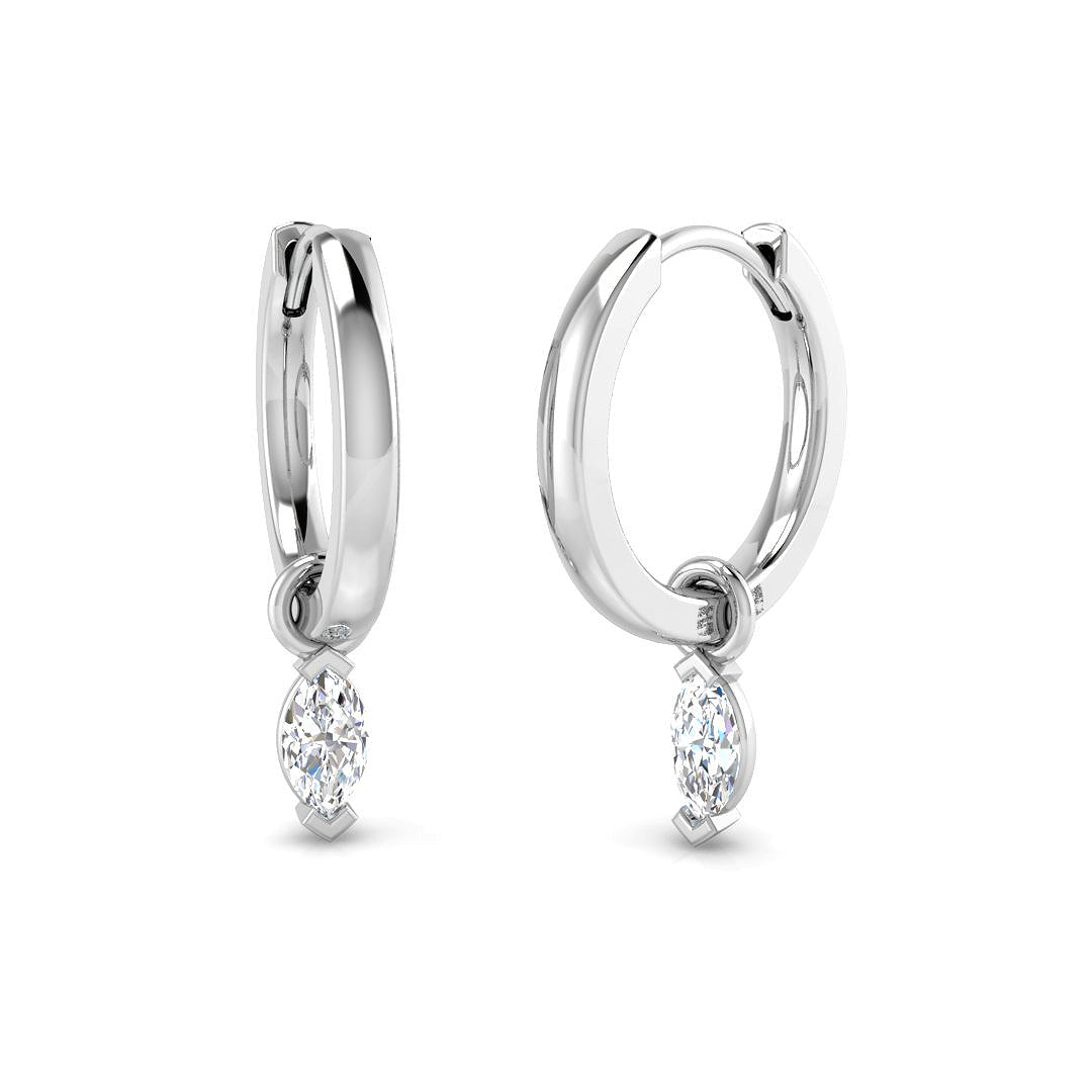 18ct White Gold 0.31ct Diamond Earrings