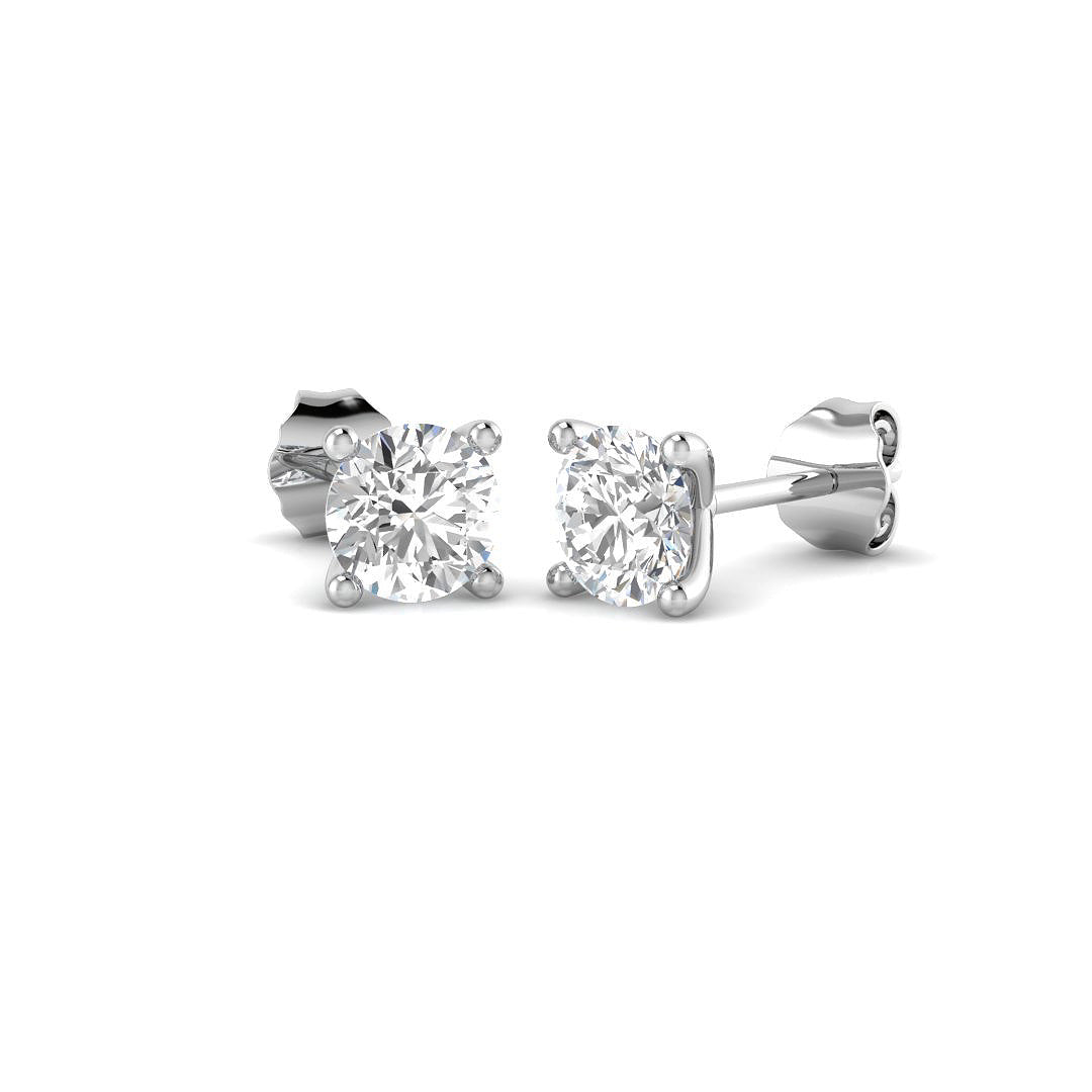 18ct White Gold 1.19ct Laboratory Grown CVD Earrings