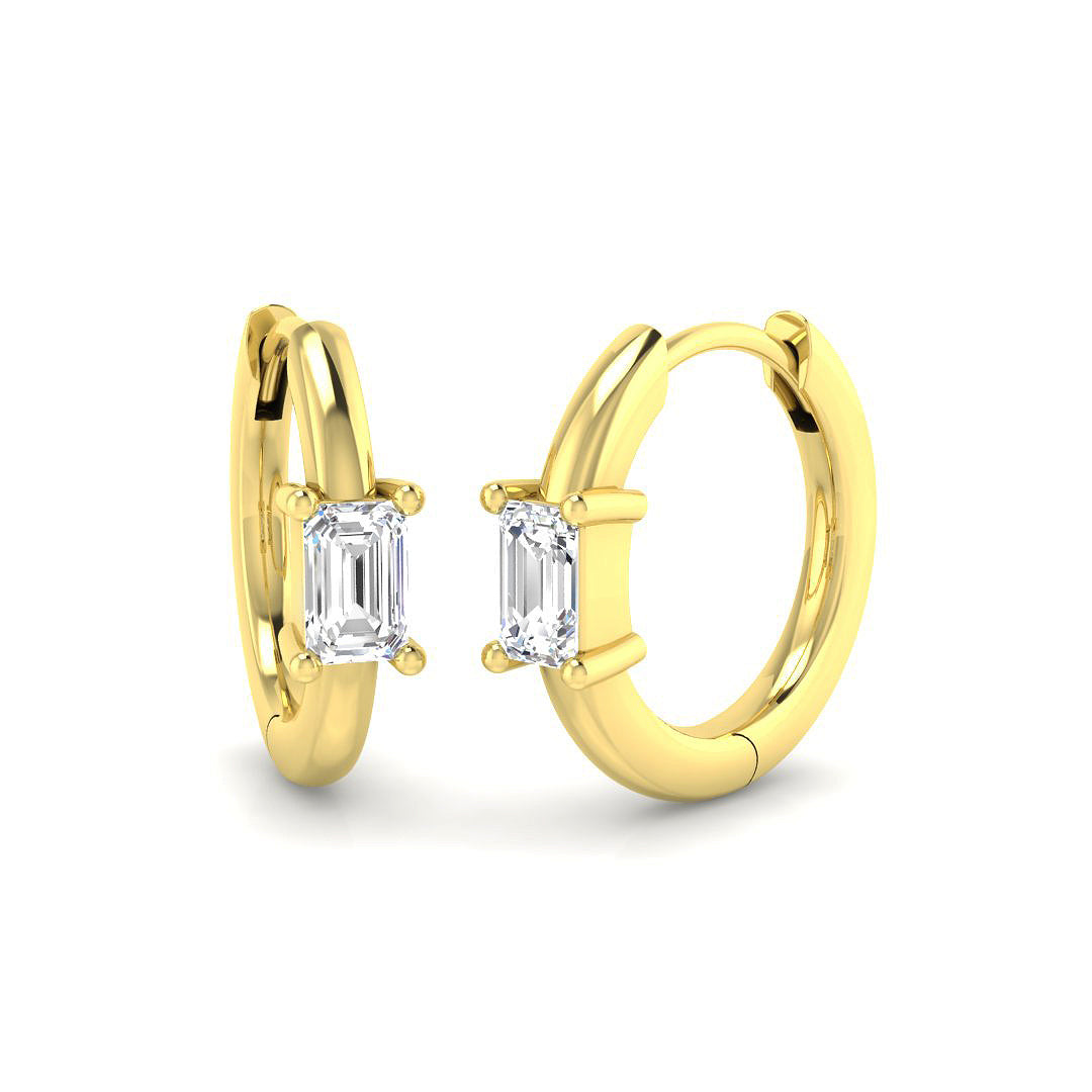 18ct Yellow Gold 0.42ct Diamond Earrings