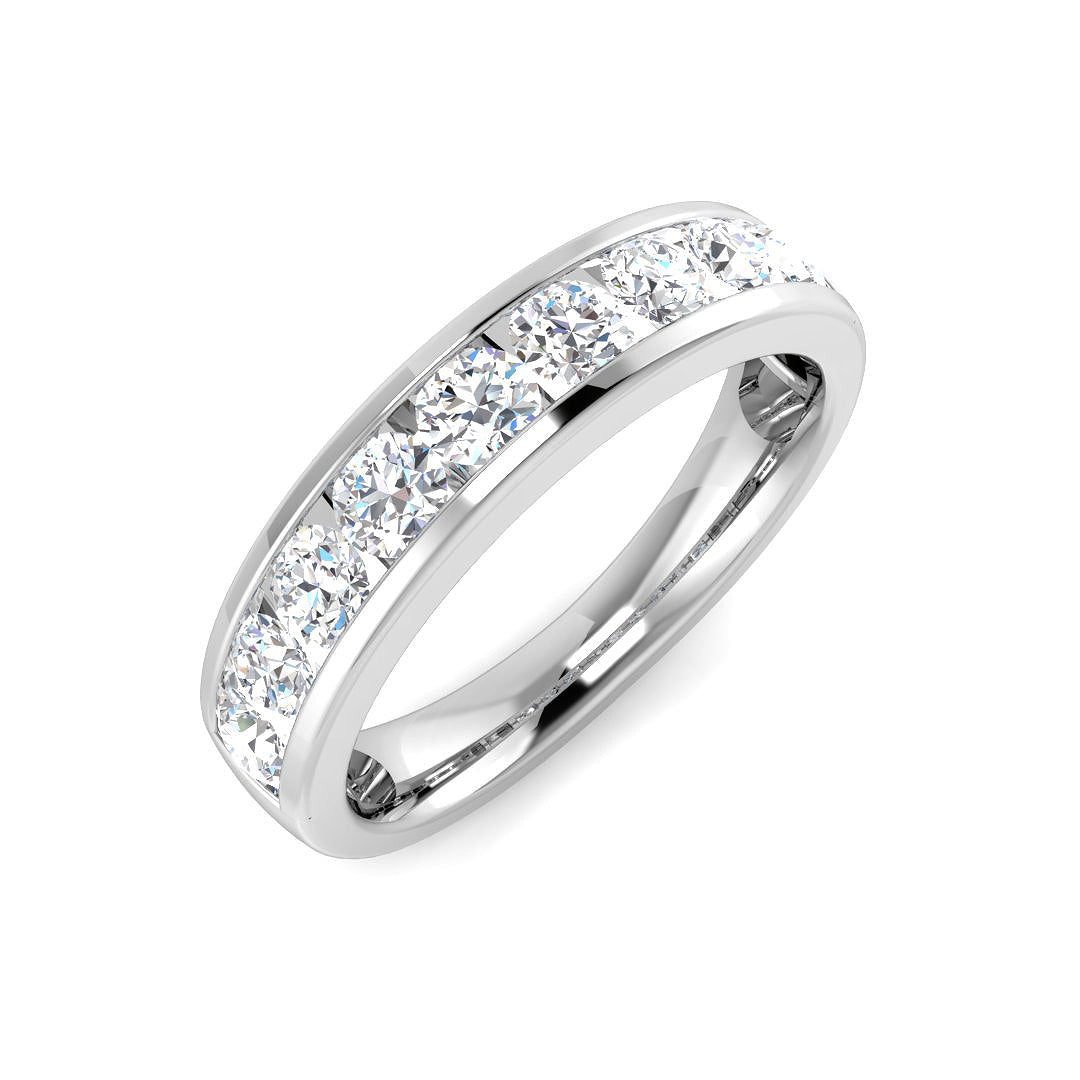 9ct White Gold 0.81ct Laboratory Grown CVD Ring